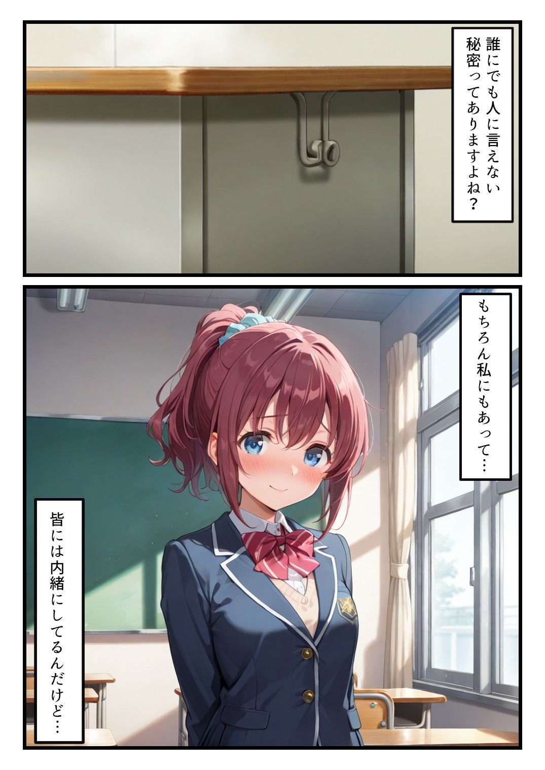 裏アカがクラスメイトにバレて肉便器ハメされてしまう話 画像1