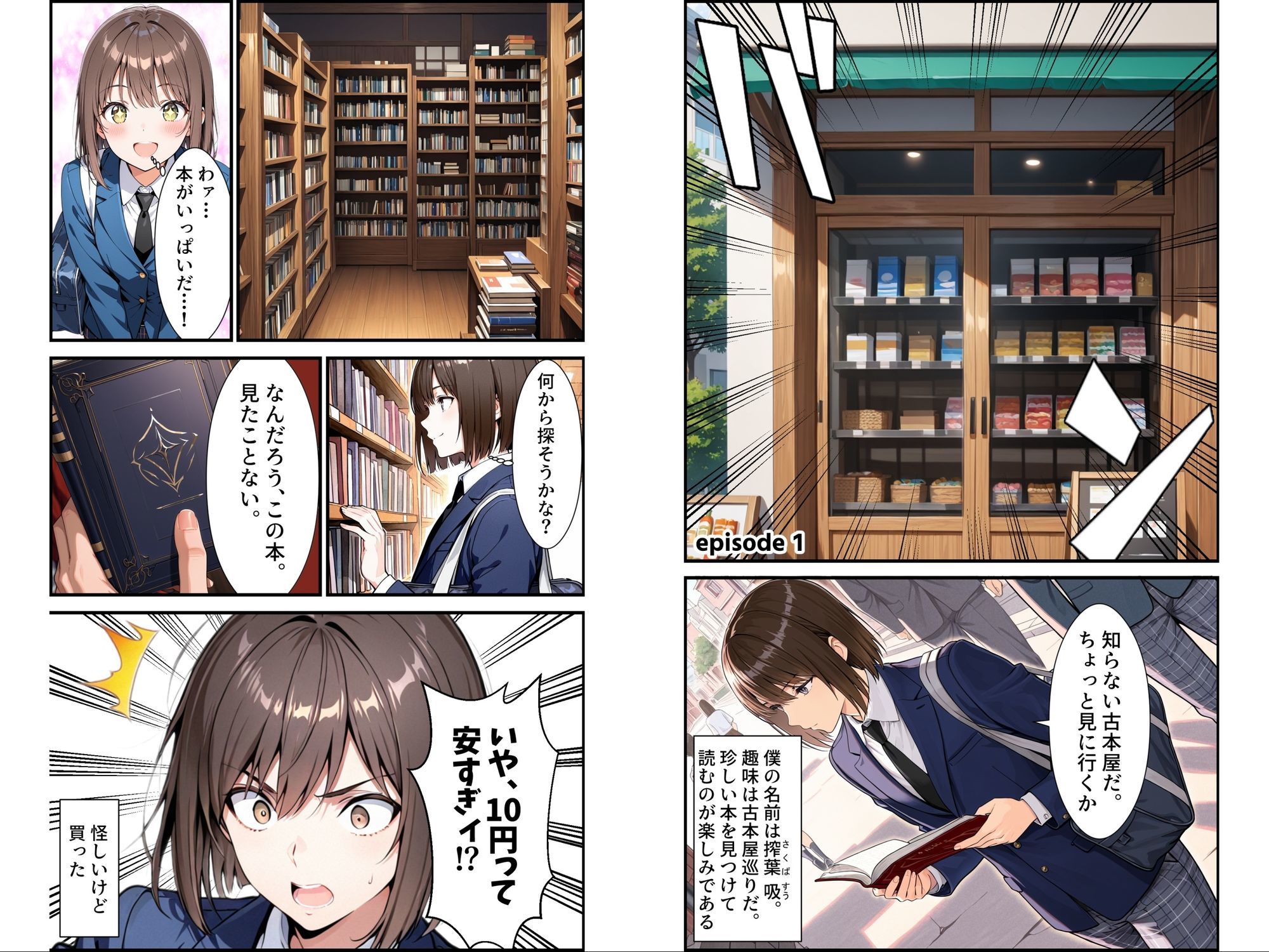 サンプル画像4:サキュバスTS転生 〜学校の裏で精液を搾り尽くす僕〜(かにたま堂) [d_707697]