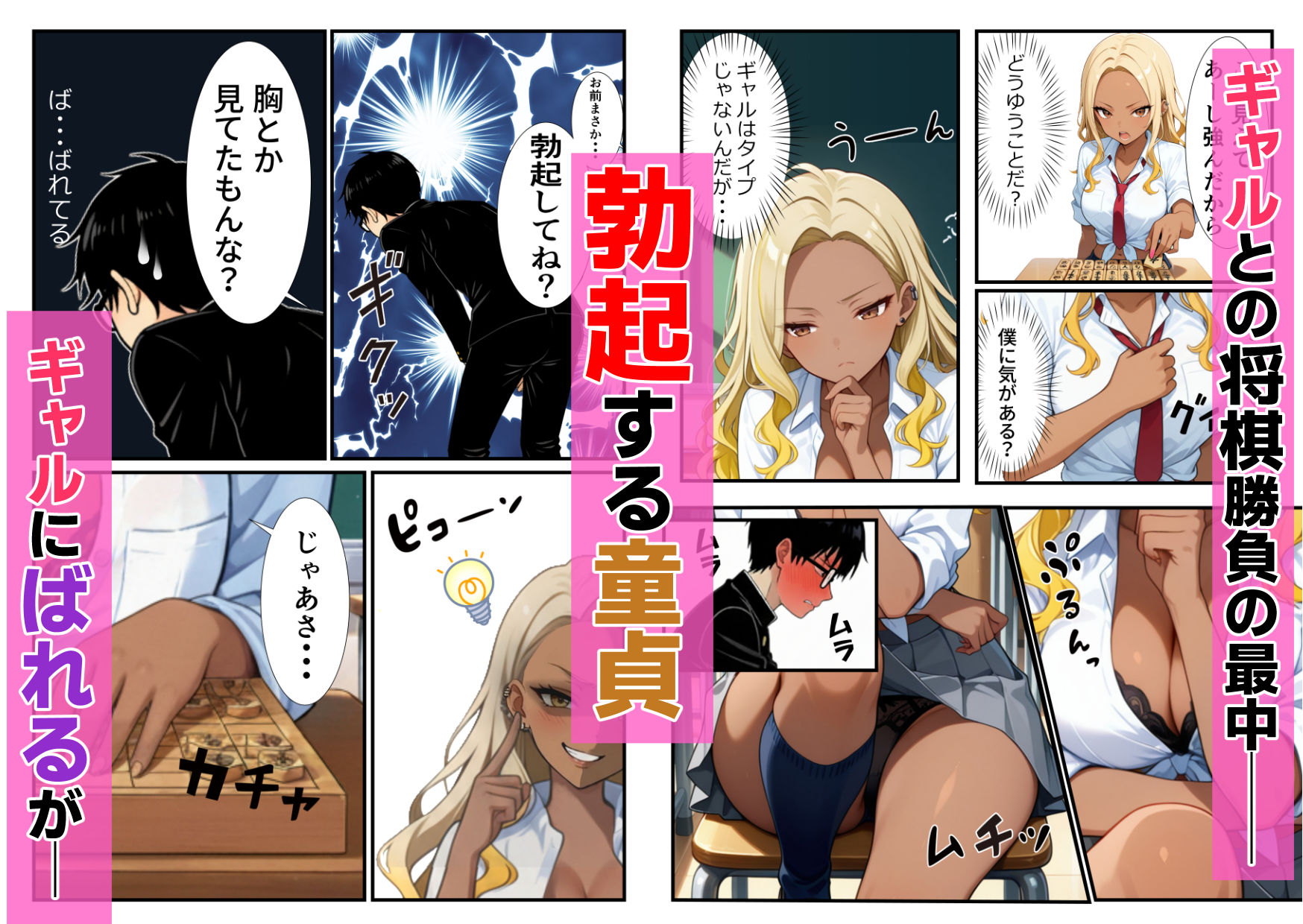 サンプル画像2:ただの童貞じゃない！？未来の将棋名人の竜王級巨根チンポが暴走！舐めプギャル連続絶頂イキ(ましゅまろ) [d_707779]