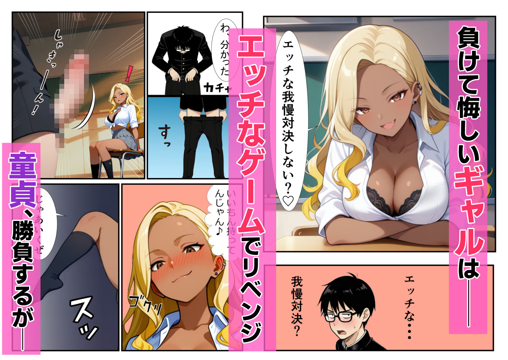 ただの童貞じゃない!?未来の将棋名人の竜王級巨根チンポが暴走!舐めプギャル連続絶頂イキ 画像3