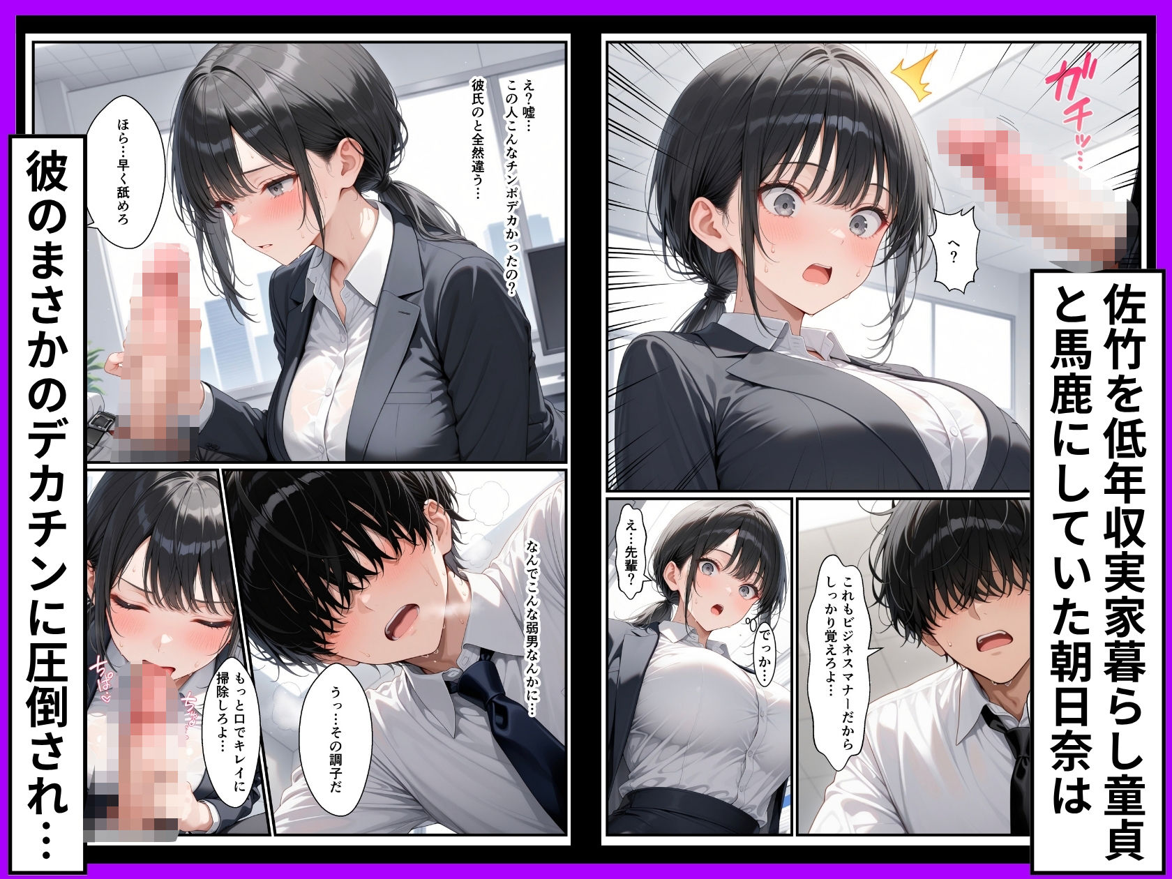 Z世代25卒新入社員の後輩ちゃんが若害なので性処理課に異動させたったwww4