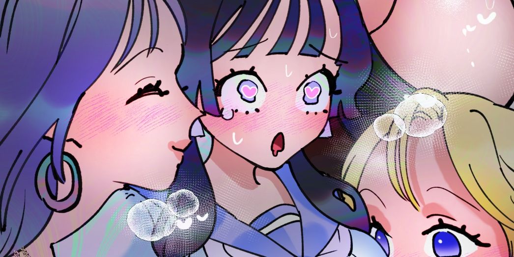 歩いてるだけでふたちんシコられてしまうふたなり姫ちゃんの一日。 画像5