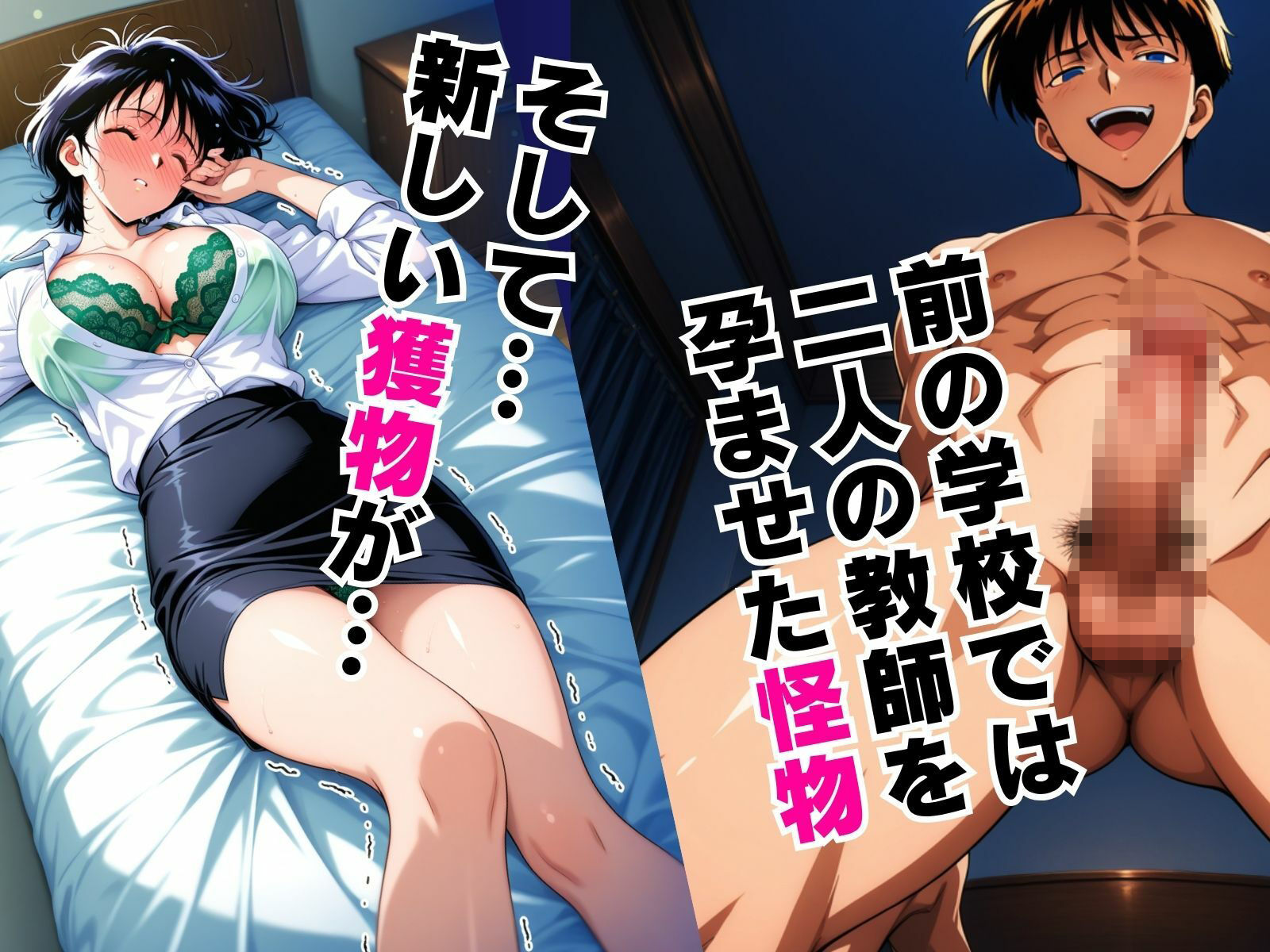 転校生は…人妻教師ハンター【前編】～聖職者と人の妻二つの禁忌を自ら破らせる粘着系調教～2