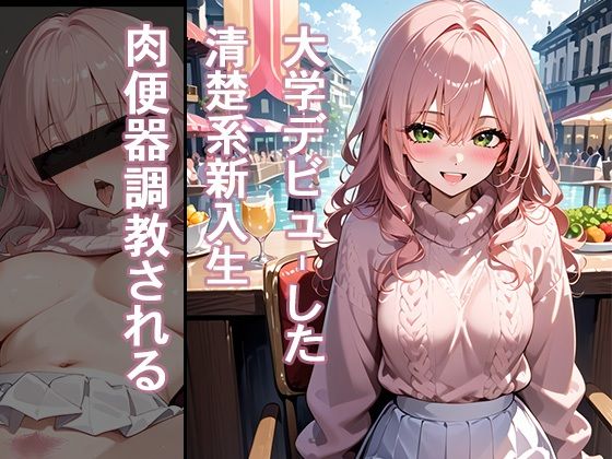 大学デビューした清楚系新入生 肉便器調教される