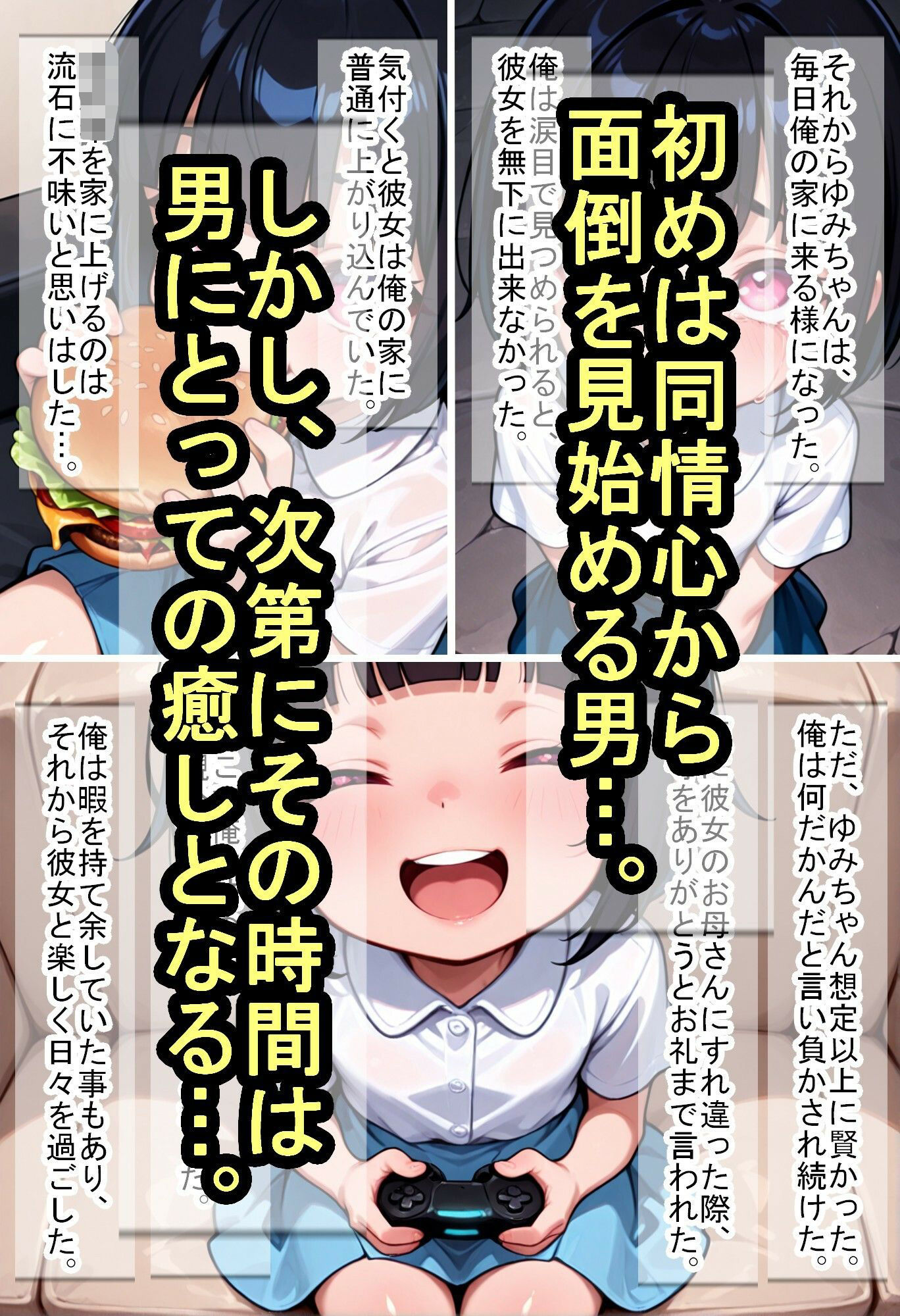 サンプル画像3:健康不良児を餌付けしていたら、押しかけ女房になっていた件(魔術師プロトン2D) [d_708245]