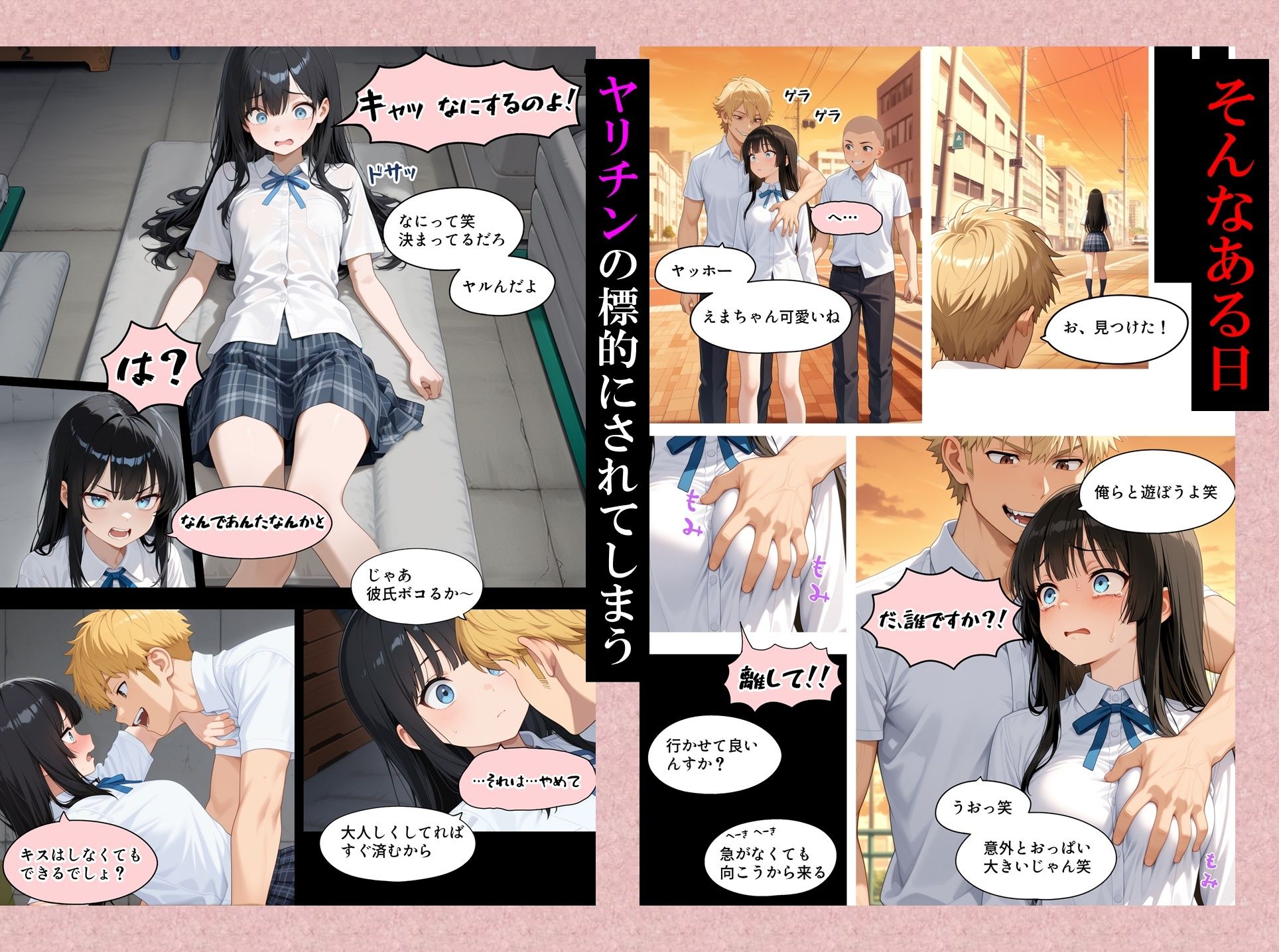 清楚でウブだったえまはデカち〇ぽに堕とされる 画像3