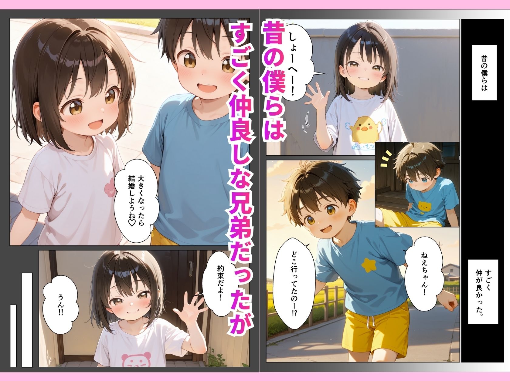 サンプル画像2:喧嘩中の姉（金髪巨乳ギャル）と甘々生中出しセックスで仲直りした話(たむりん) [d_708373]