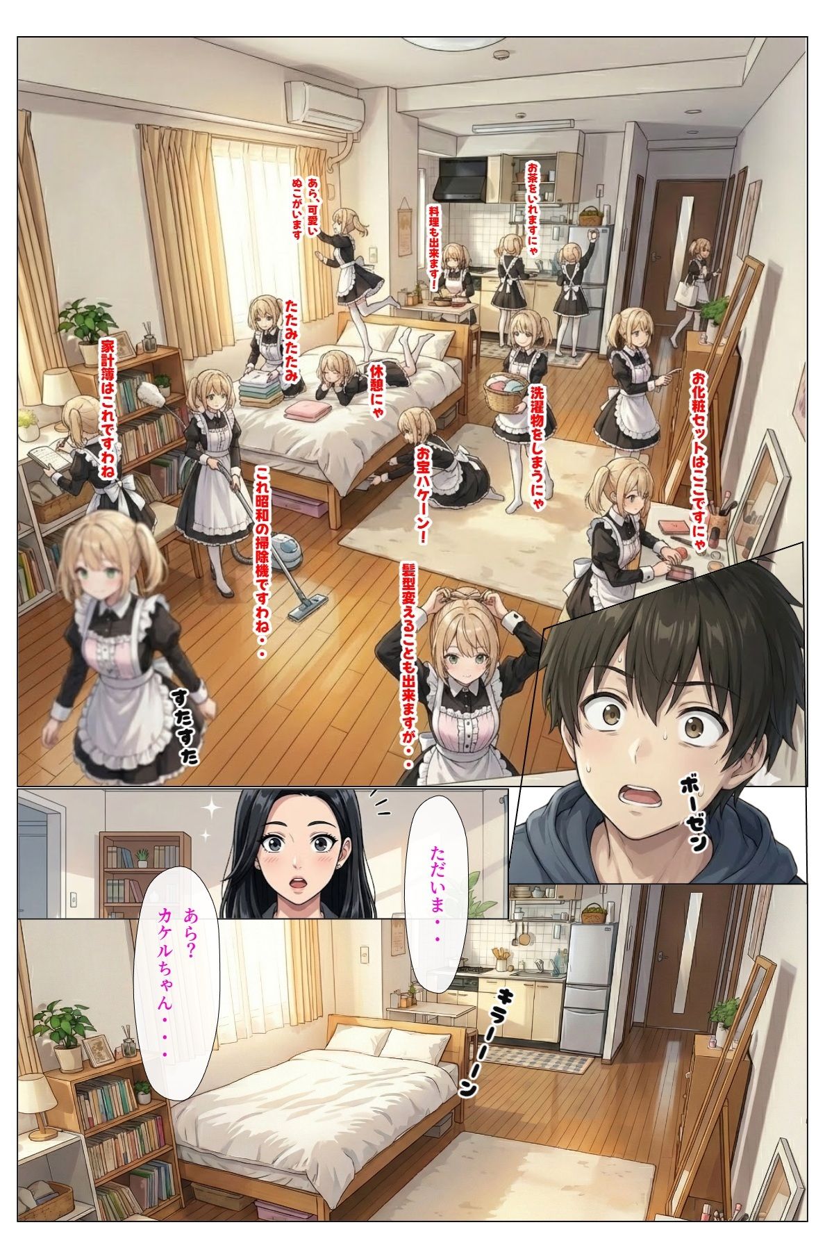 うちのアンドロイドはお腹をつまむと『にゃ〜』と鳴くんだが 画像7