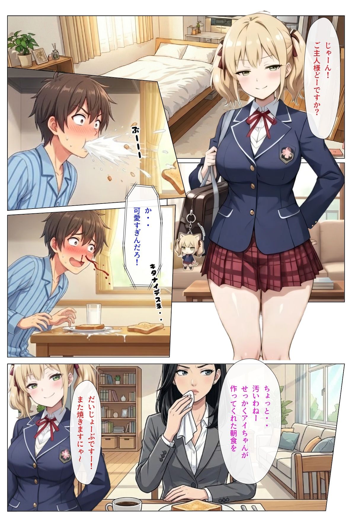 うちのアンドロイドはお腹をつまむと『にゃ〜』と鳴くんだが 画像8