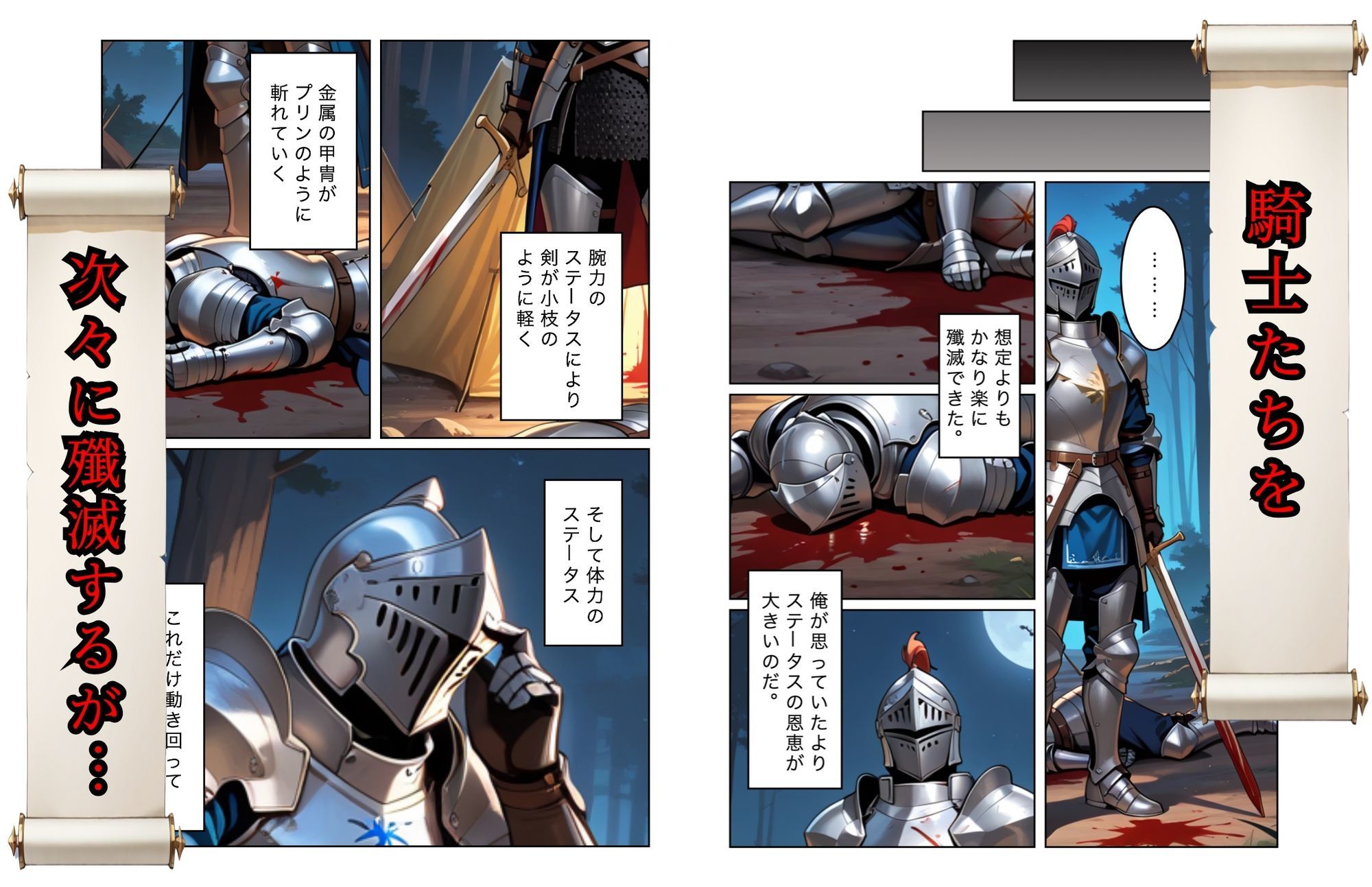 サンプル画像4:勇者選抜で見捨てられた俺のスキル《発汗》実は全能力を奪う《体液吸収》最凶チートでした。【第三話】(パンティ大佐) [d_709527]