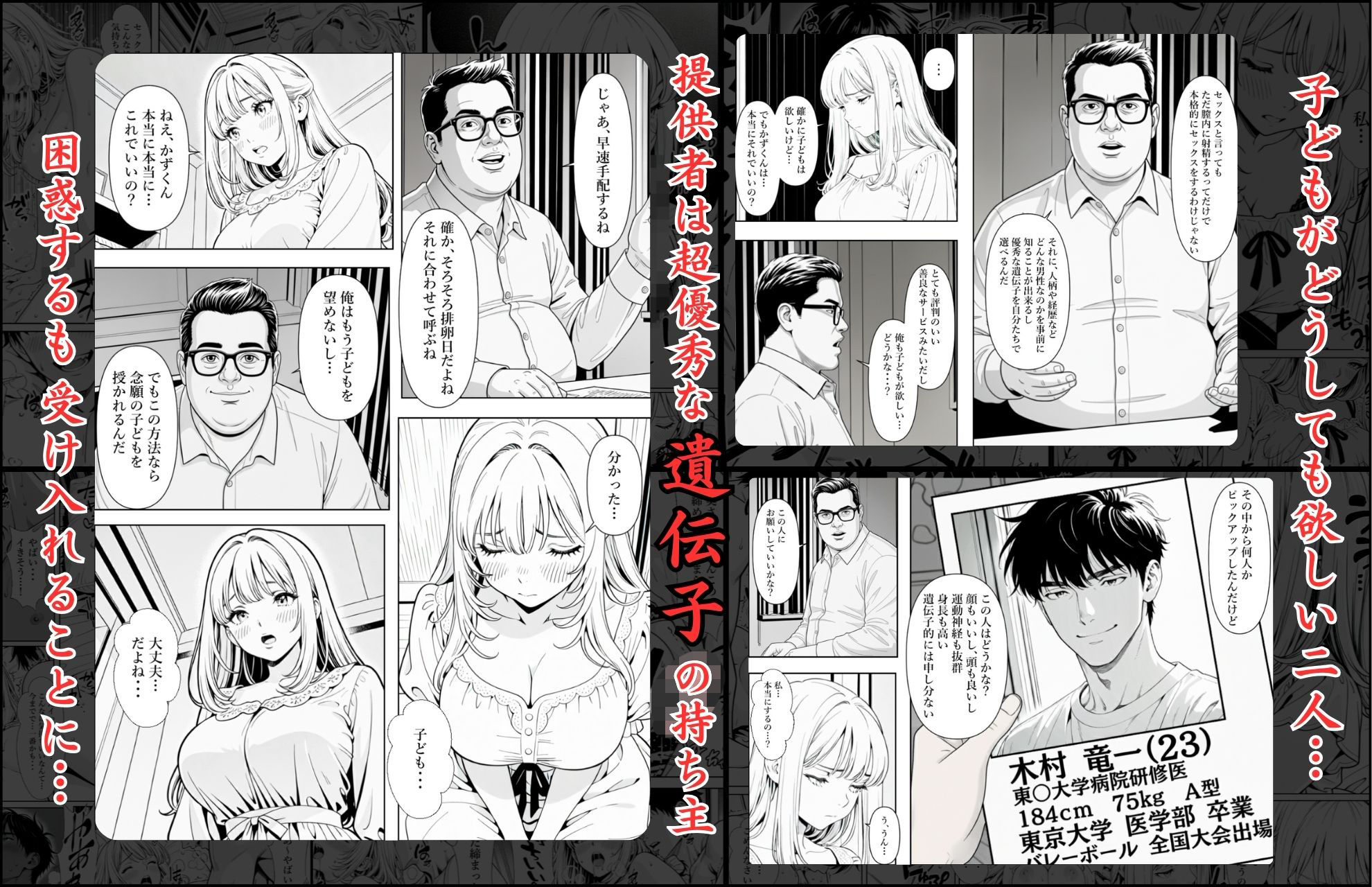 サンプル画像5:精子提供される妻  〜file 彩香〜(憧れ委員会) [d_710362]