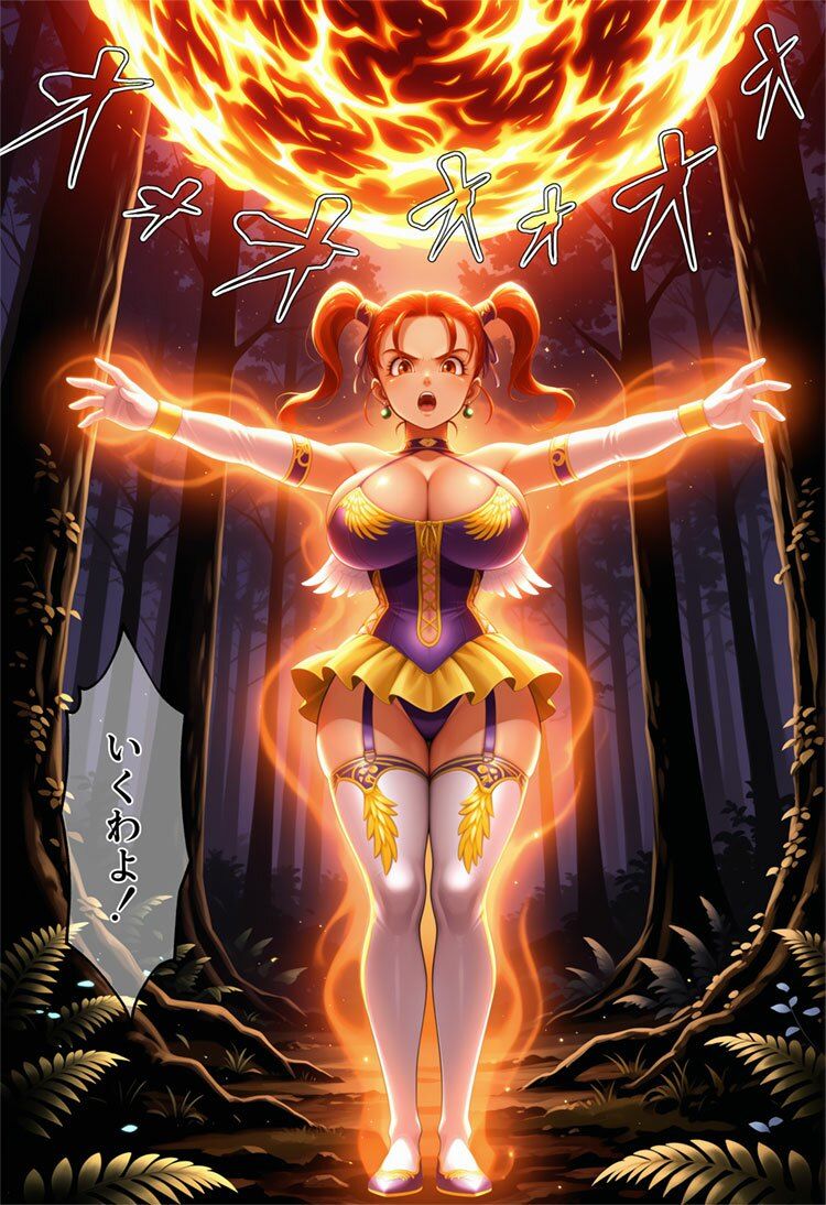 サンプル画像6:森と洞窟と魔物と囚われし女魔道士(ETUSiAi) [d_710477]