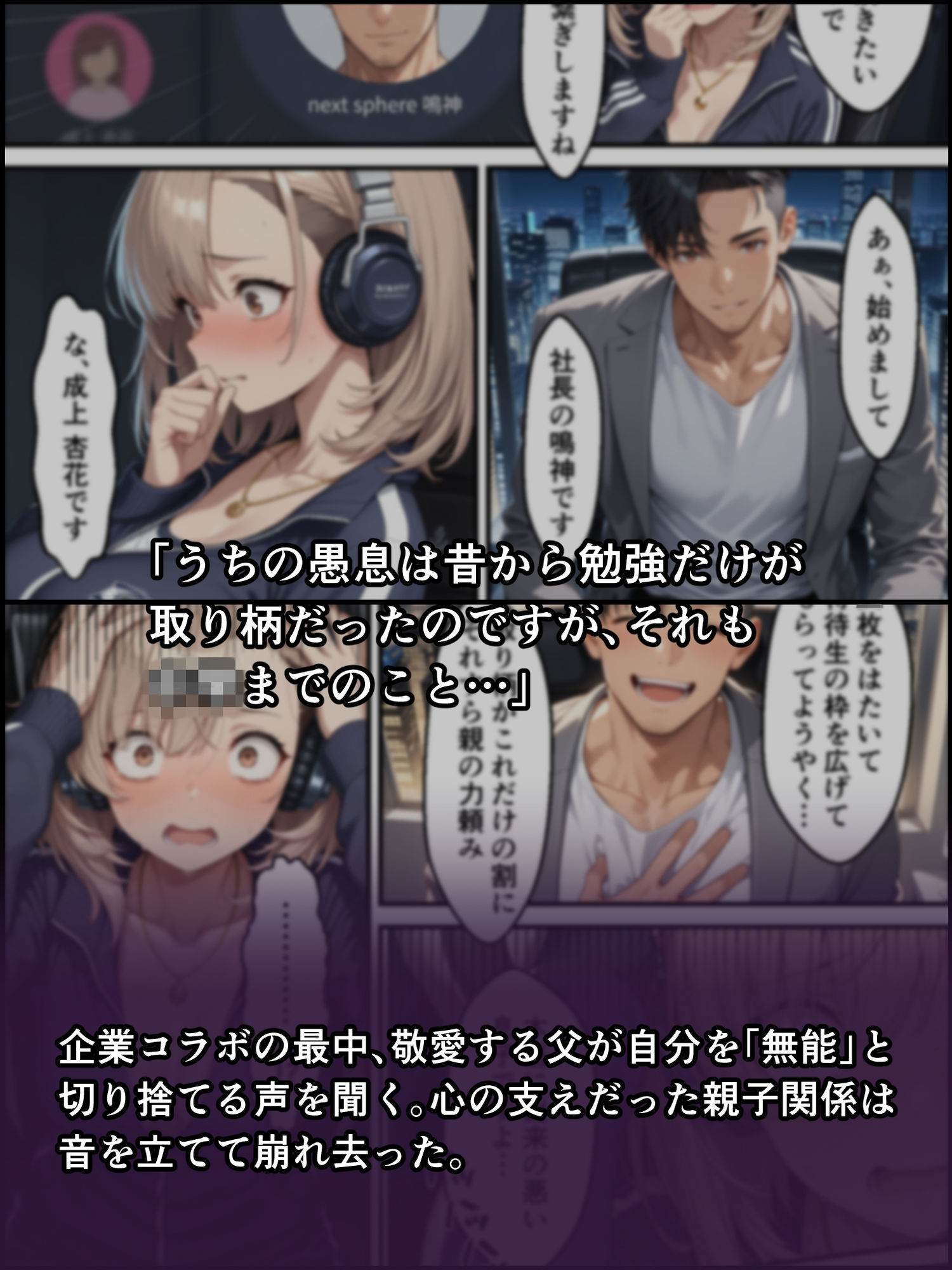 サンプル画像6:蝕宴のコラプティオ  淫魔の呪いで美少女に変えられた高慢な特待生が、清楚系ビッチな淫魔Vアイドルに堕ちるまでの2週間(しにもの) [d_710529]