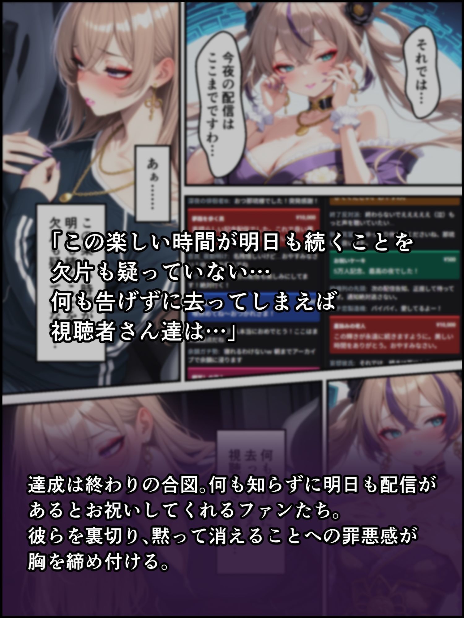 蝕宴のコラプティオ 淫魔の呪いで美少女に変えられた高慢な特待生が、清楚系ビッチな淫魔Vアイドルに堕ちるまでの2週間 画像9