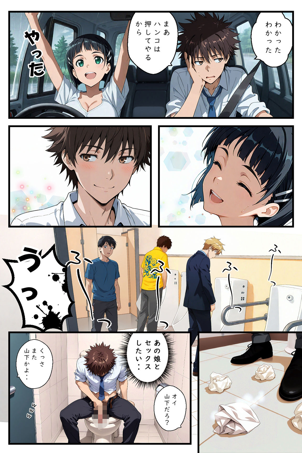 サンプル画像2:美少女ゲーマーが合宿免許でわからされる話2 前編(absentia) [d_710823]