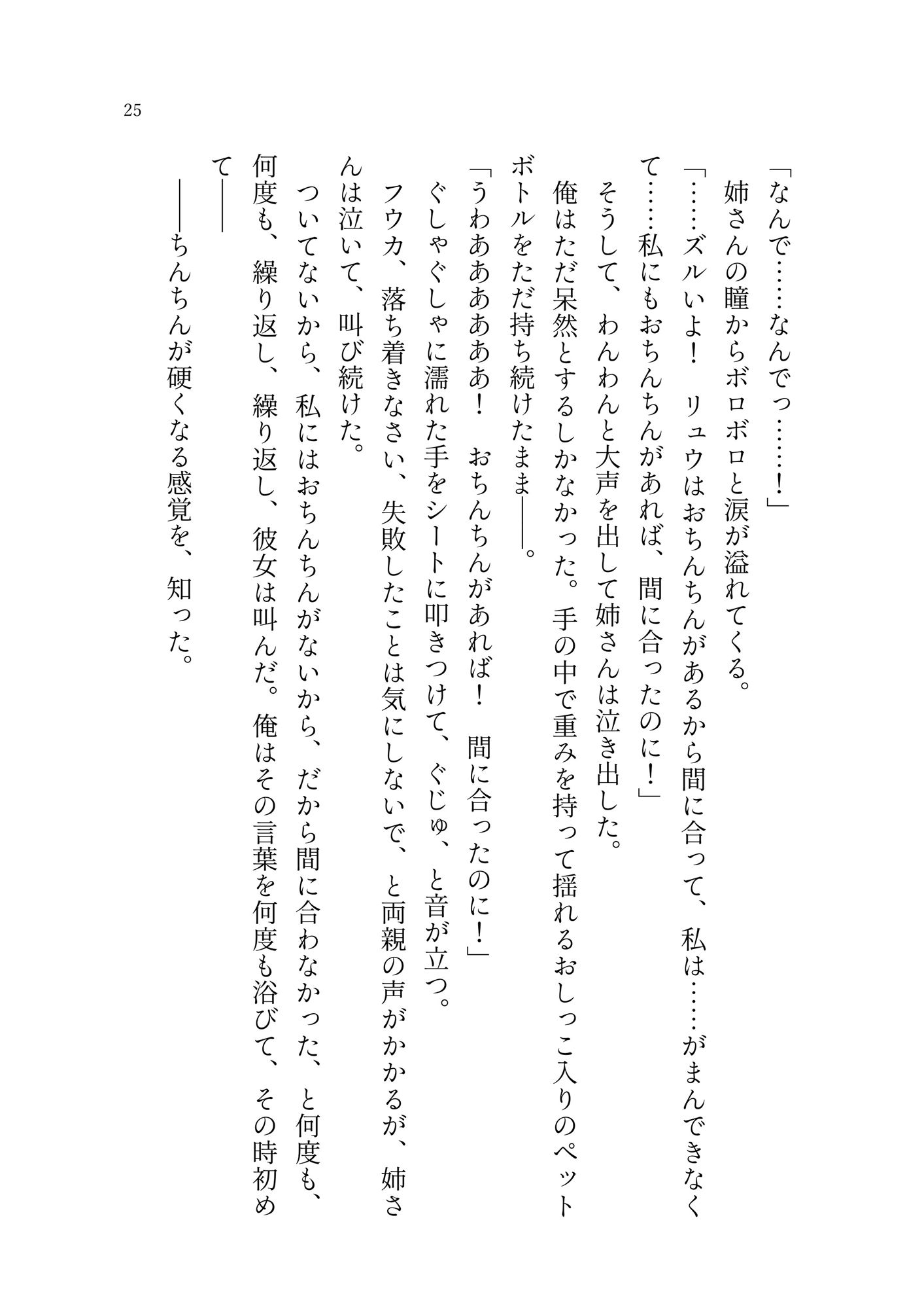 サンプル画像4:あの日の姉と交わした禁忌(お月見飛行船) [d_711066]