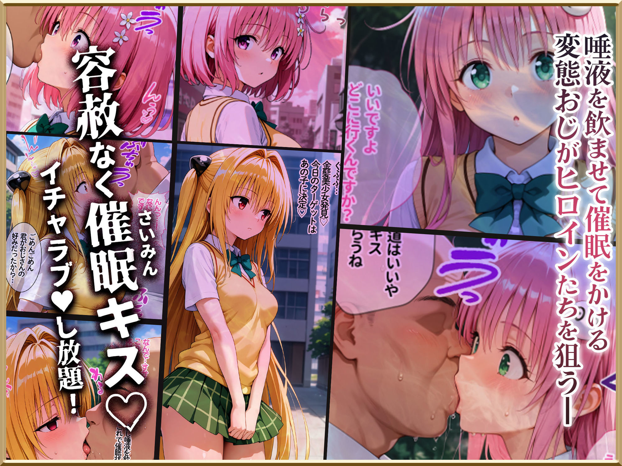 サンプル画像1:【Part.1】キスで催●シリーズ贅沢イッキ読み！総集編(Residence) [d_711382]