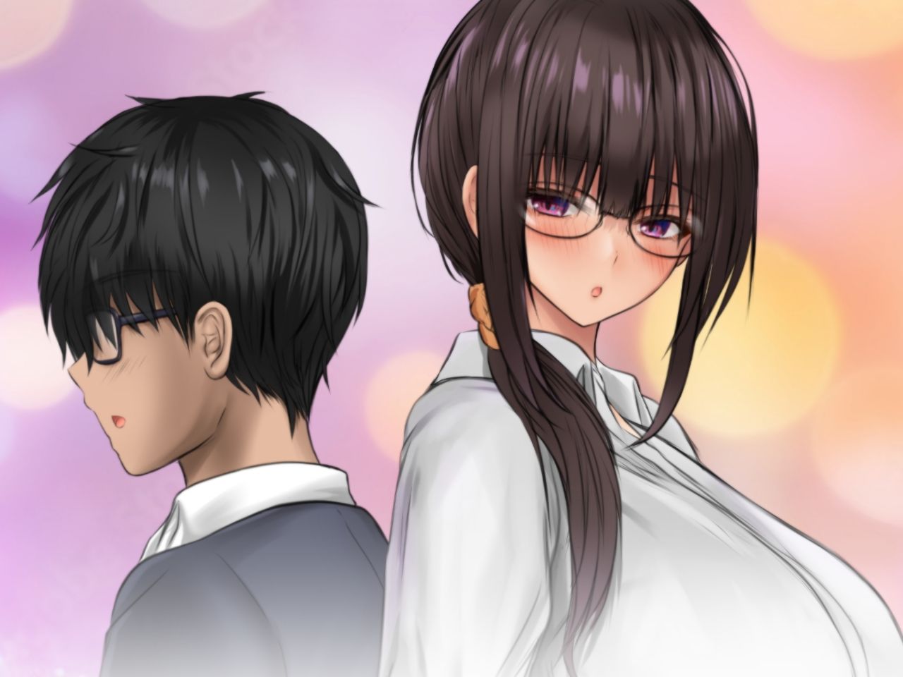 サンプル画像6:職場のデカい喪女上司と陰キャ部下はオタクセックスにハマっちゃう(鮫野ソフトクリーム) [d_711529]