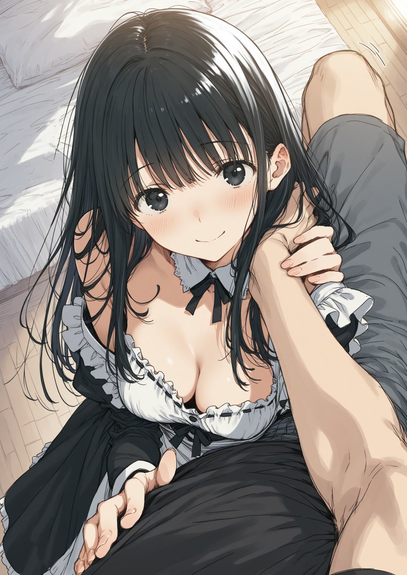 サンプル画像1:もし学園のアイドルが俺のメイドになったらWEB本編4巻(花蜜茶) [d_711736]