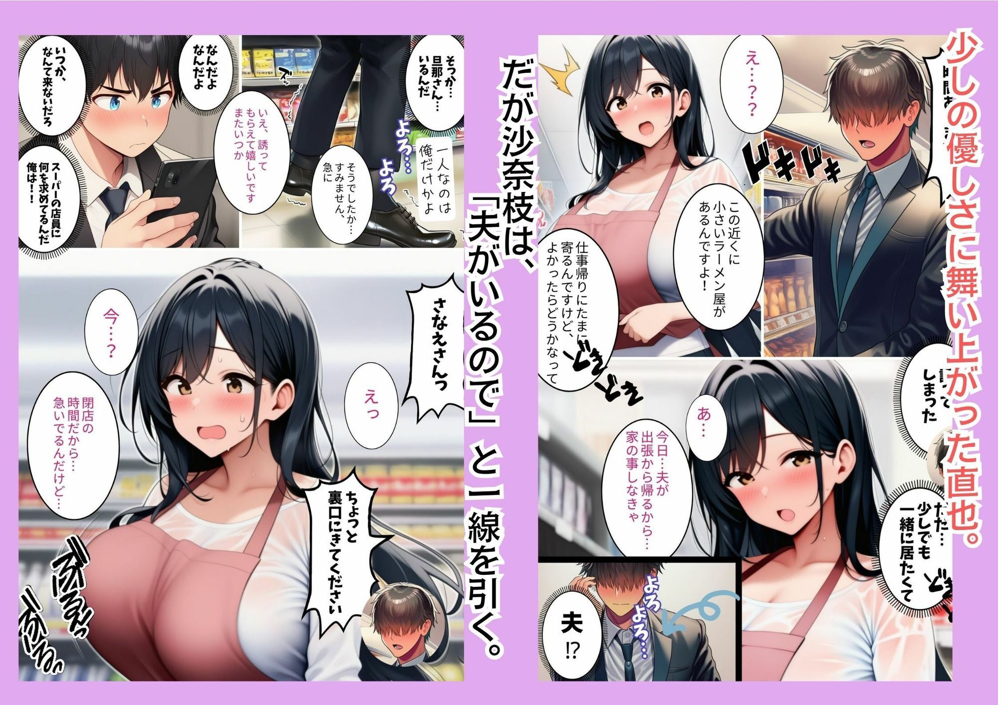 スーパーの爆乳人妻に催●かけてNTRしちゃいました 画像3