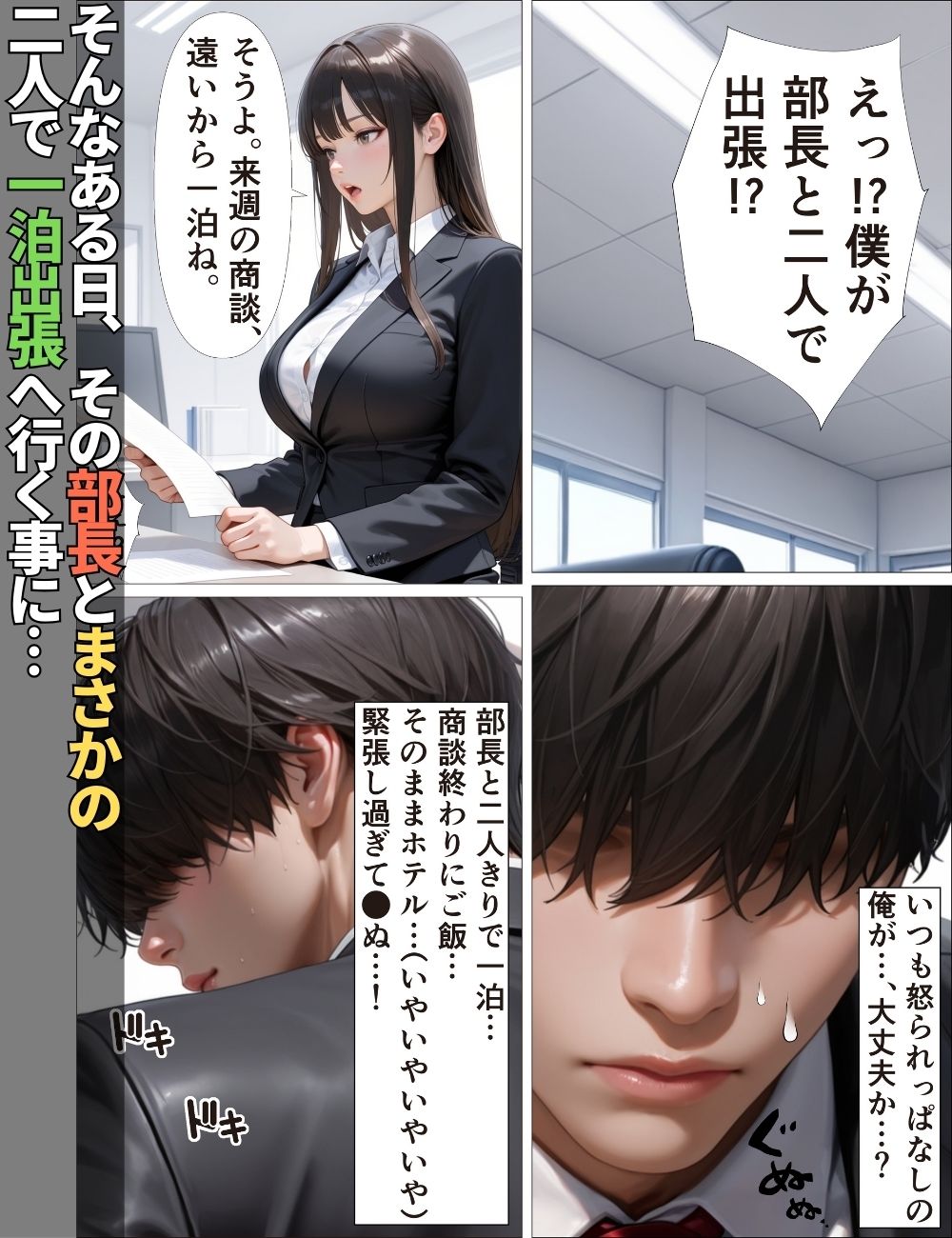 デキる女上司はダメ部下な俺には優しい〜出張で禁断のチン堕ちした話〜【漫画】【ツンデレ】【中出し】【種付けプレス】 画像3