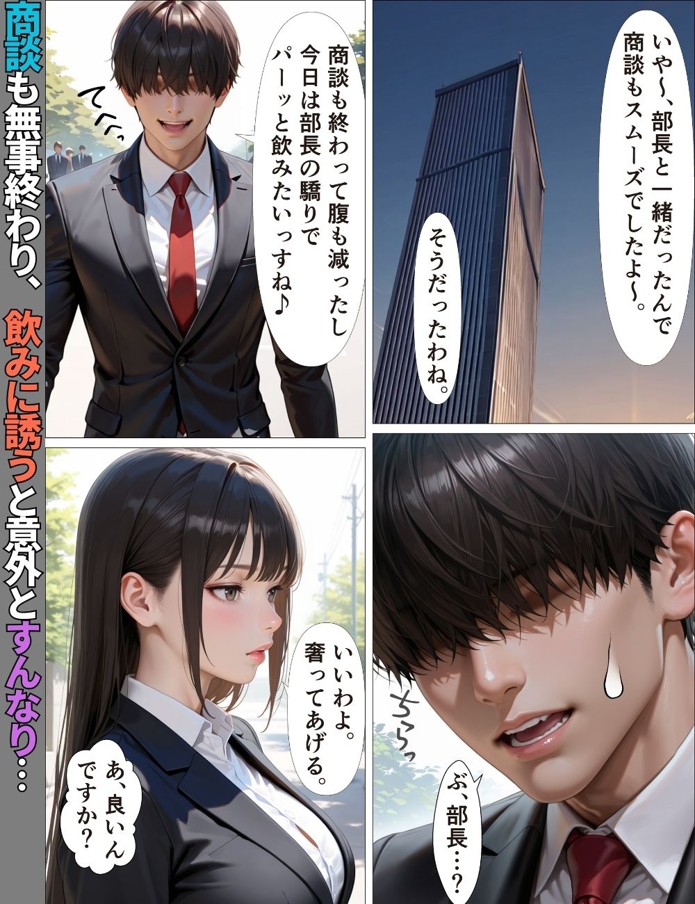 デキる女上司はダメ部下な俺には優しい〜出張で禁断のチン堕ちした話〜【漫画】【ツンデレ】【中出し】【種付けプレス】 画像4