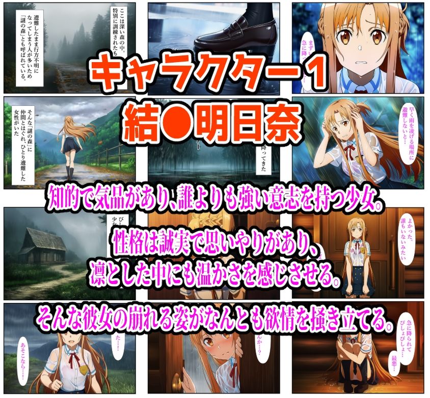 【SAO・俺ガイル・推し●子(総集編)】雨宿り濡れ透けレ●プ 画像1