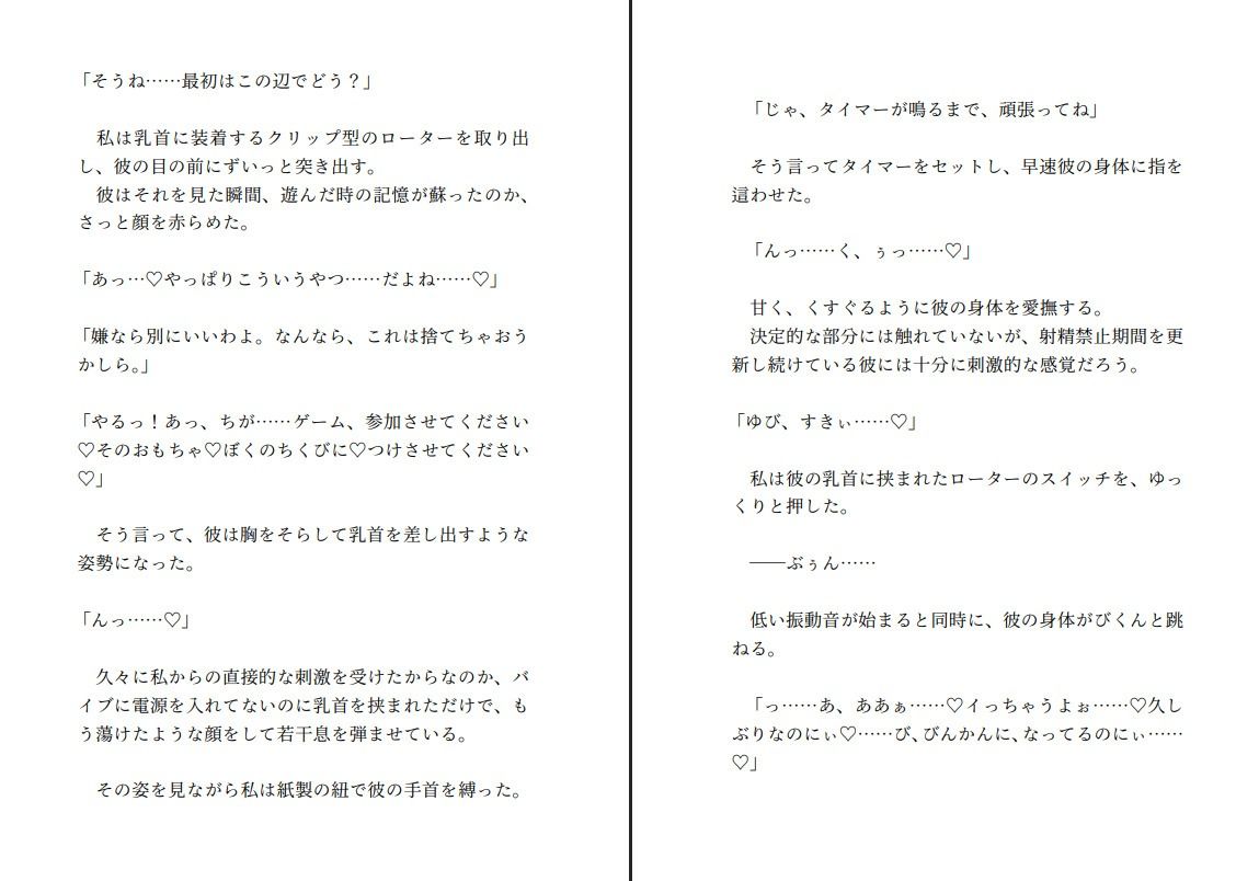 飼い犬系彼氏と喧嘩して仲直りする〜射精する権利を奪ってくださいと懇願する彼の望みが健気すぎたので射精できない彼をたくさんいじめてあげようと思います〜 画像6