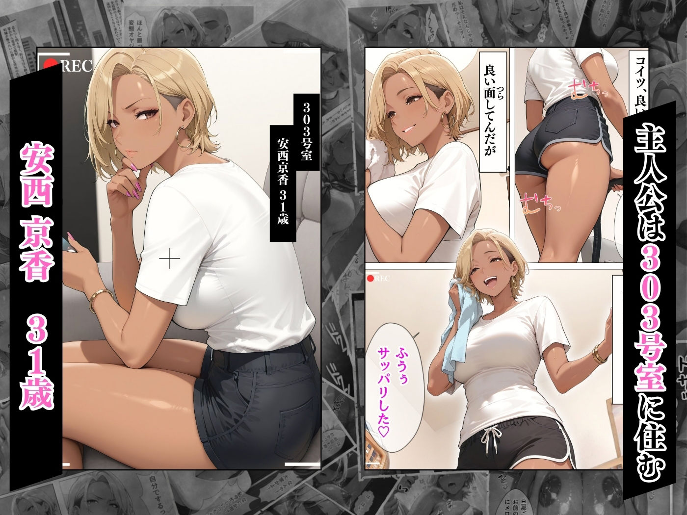 【4K高画質】人妻限定アパート 303号室 安西京香 〜大家のペットになった日編〜 画像3