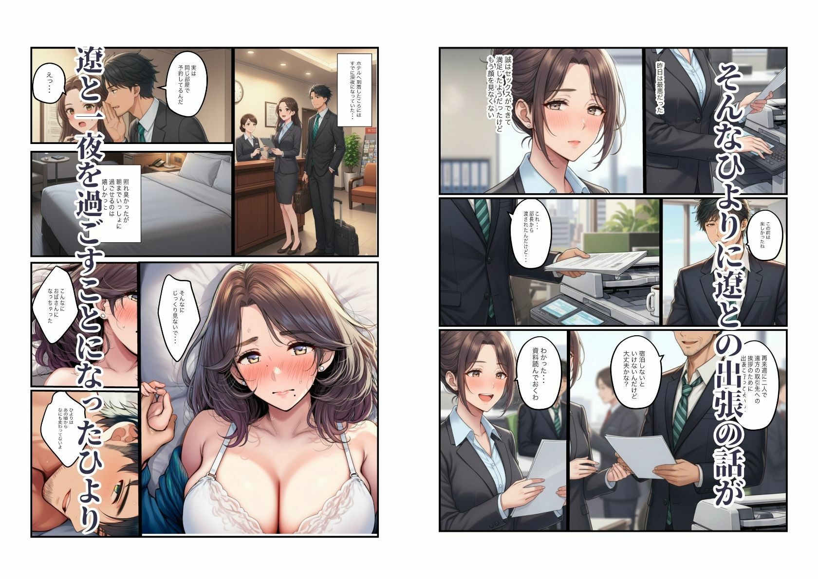 人妻の巨乳熟女(48)が元カレに寝取られ中出しセックス 画像9