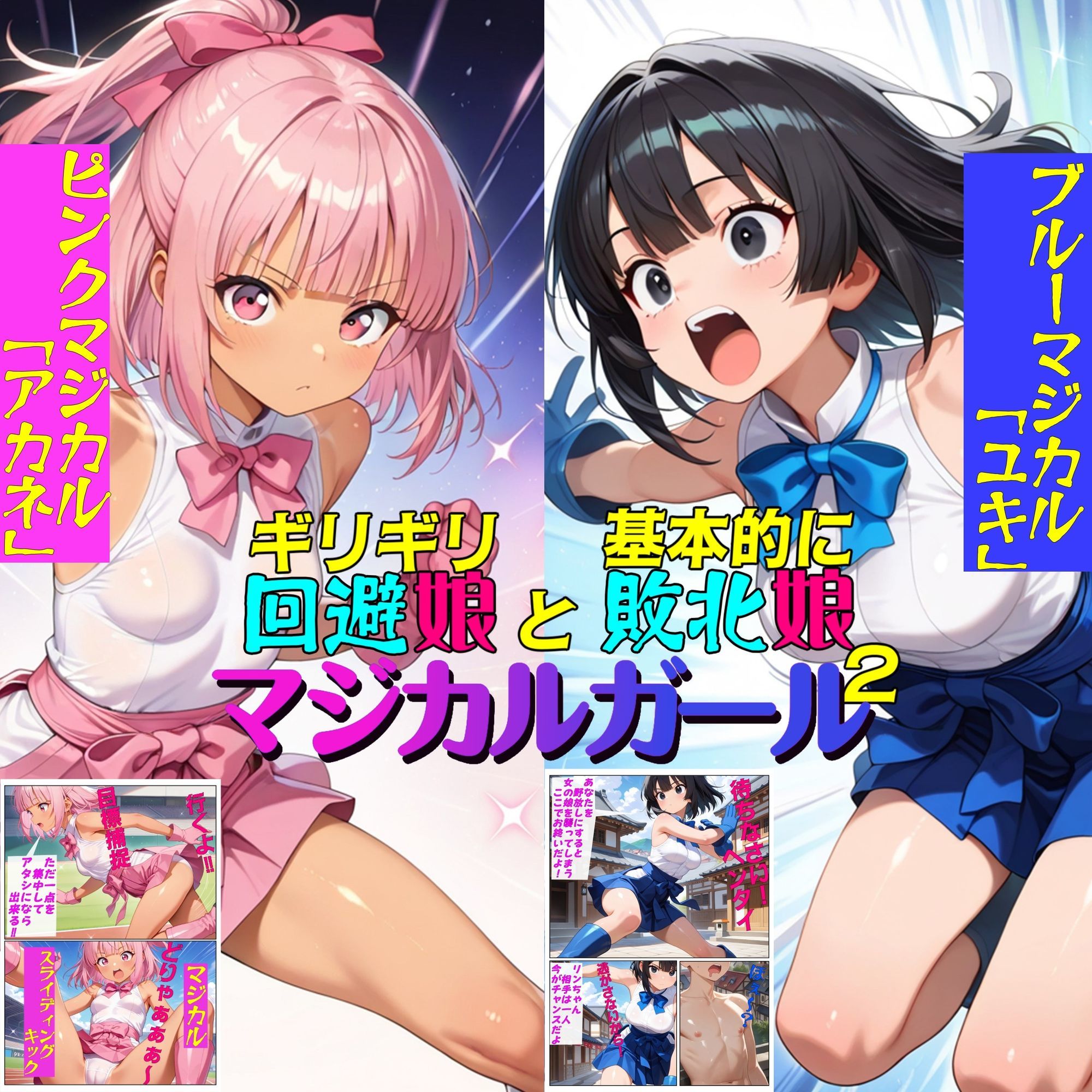 ギリギリ回避娘と基本的に敗北娘 マジカルガール2 画像1