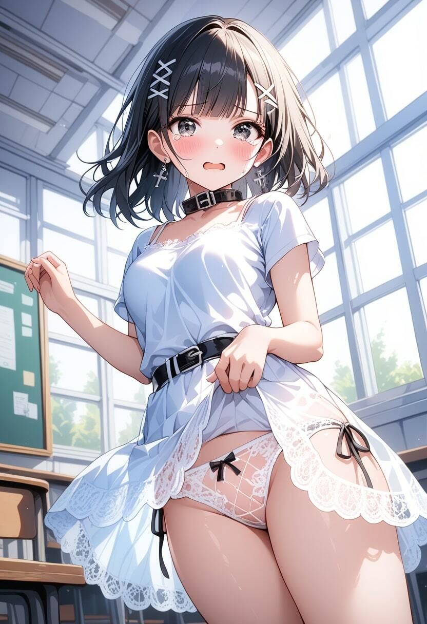 彼女の犯●れているところ見ていたい 深夜の裏学園祭で輪●されて 画像10