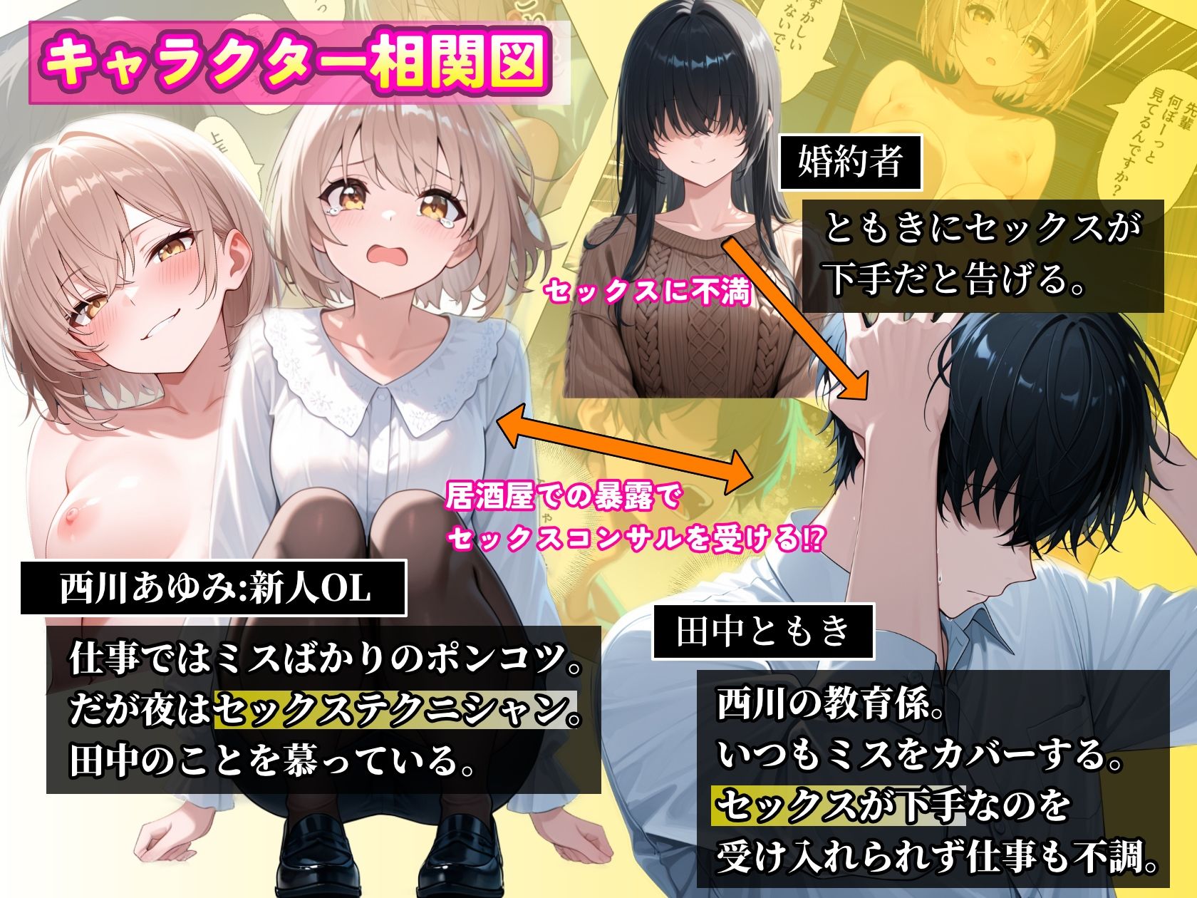 サンプル画像1:俺のセックスの教育係はポンコツ新人OL？？エロすぎる熱血指導でイキ狂わされた話(あふれだすにじる) [d_713745]