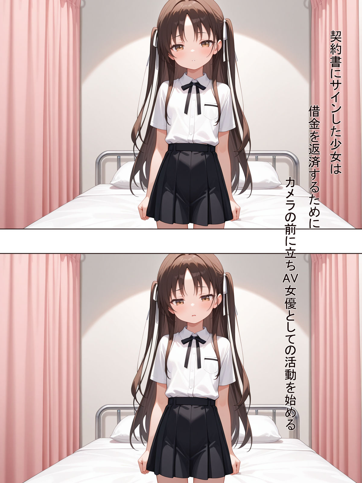 少女孕ませシリーズ  借金少女編  借金の担保にされた少女はAV撮影で孕まされている！ 画像3