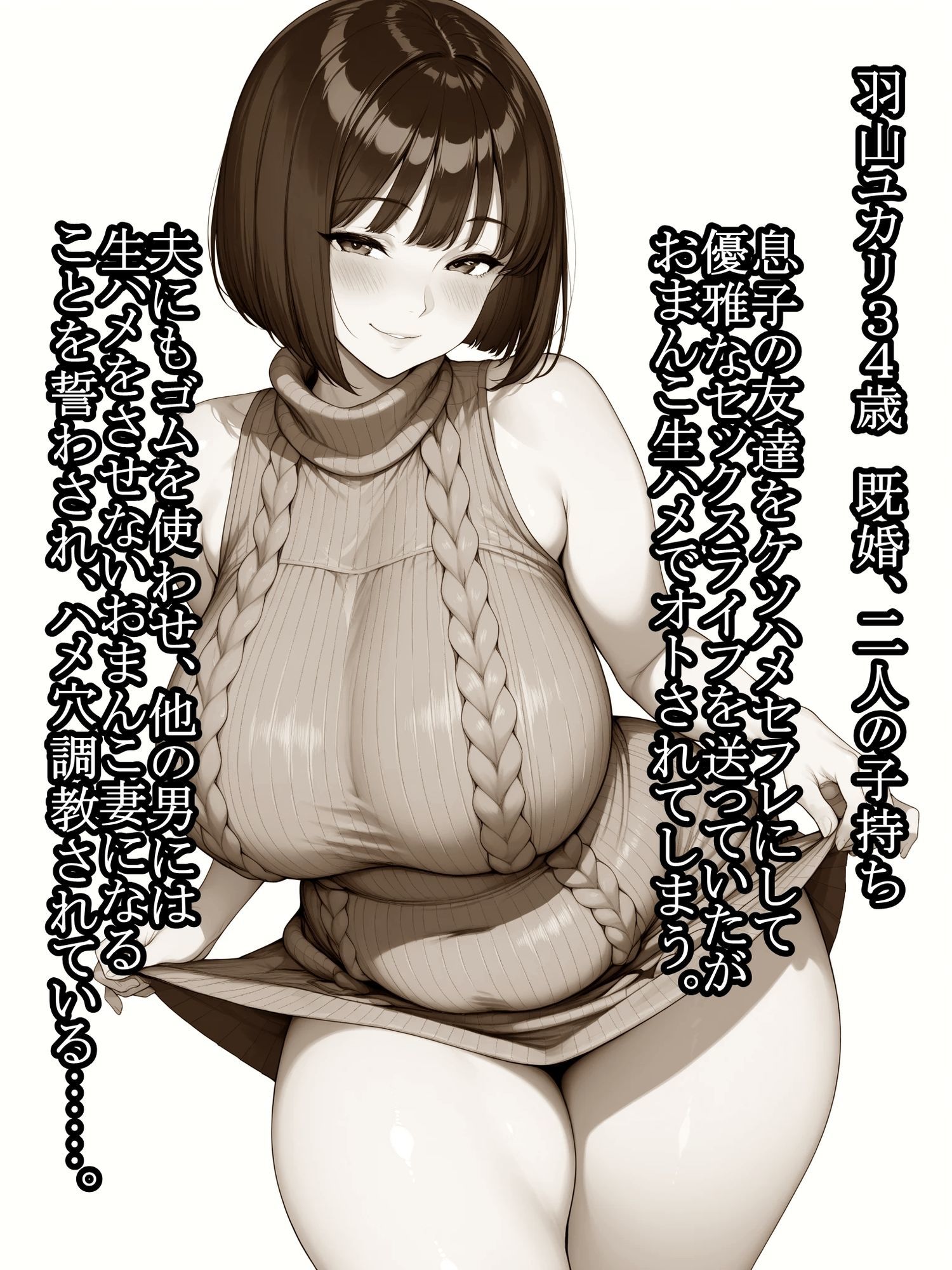 どスケベ人妻バニーユカリさん  ショタちんぽオナホ穴調教 画像1