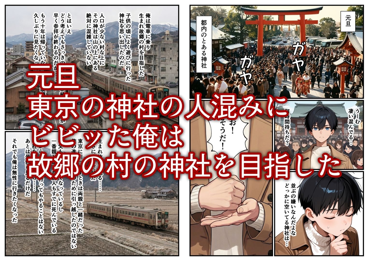 初詣に行ったら死んだ幼なじみの幽霊がいた 童貞を捧げた 画像1