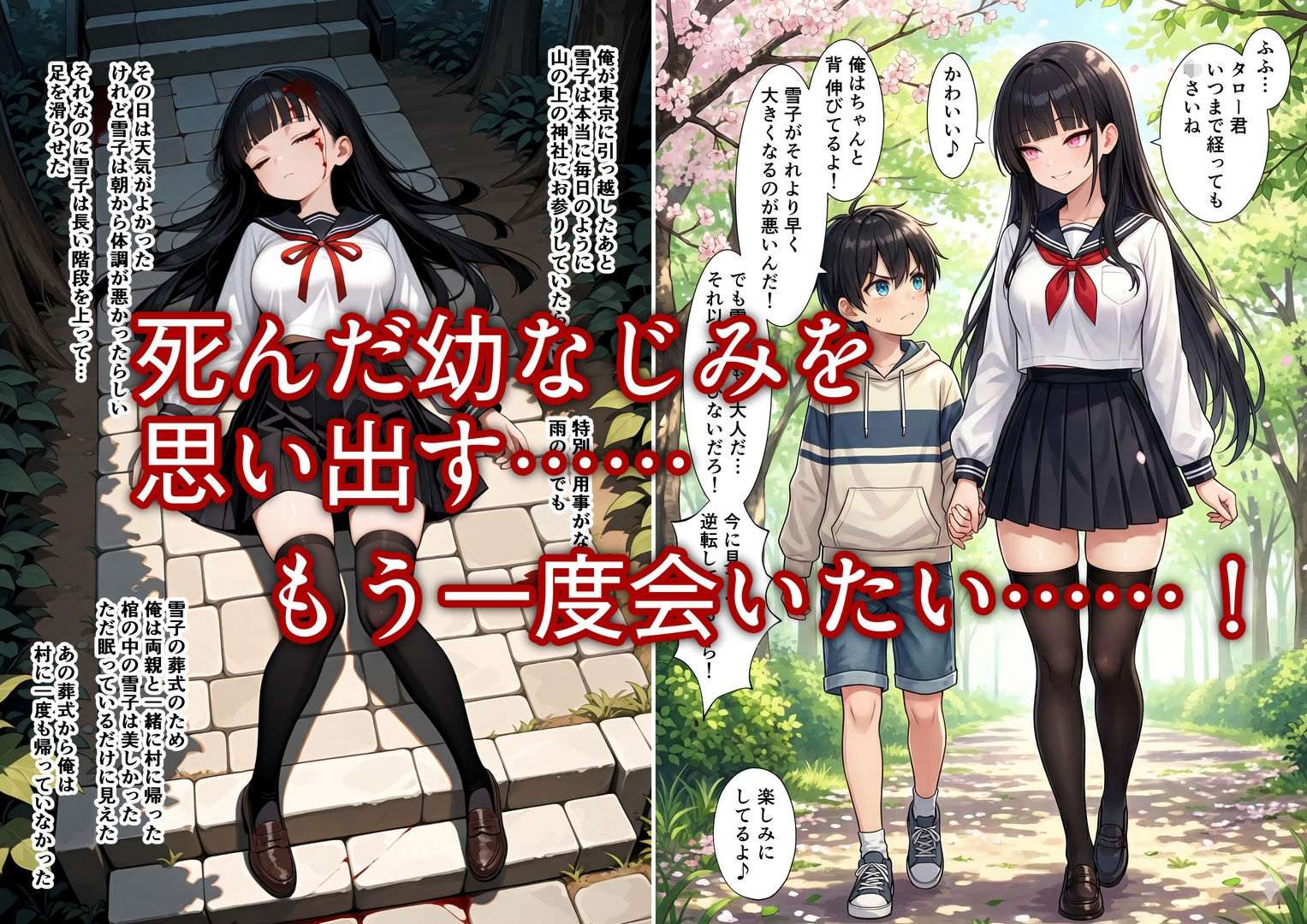 初詣に行ったら死んだ幼なじみの幽霊がいた 童貞を捧げた 画像2