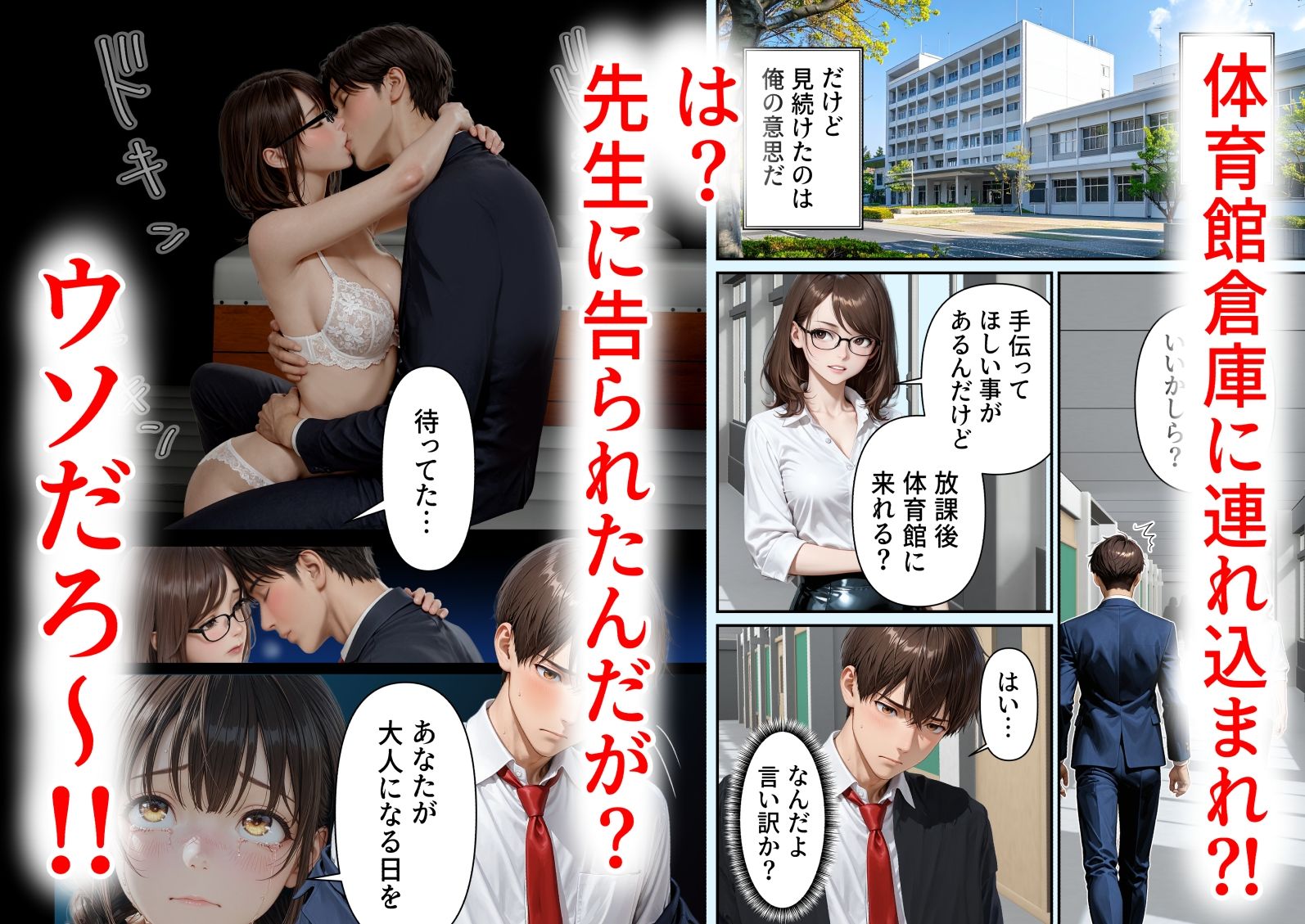 「推しの高校教師から告る前にガチ恋されて濃厚SEXしたんだが」（初セックス編） 画像3