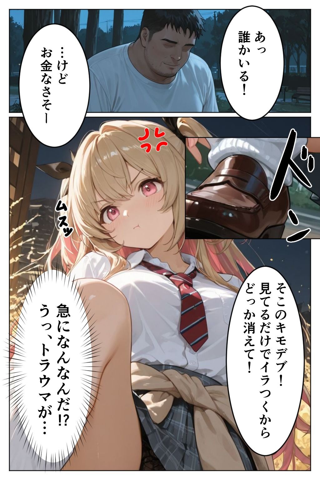 サンプル画像6:童貞警備員の媚薬チンポでナマイキ女子校生快楽堕ち(千暮ゆき) [d_714951]