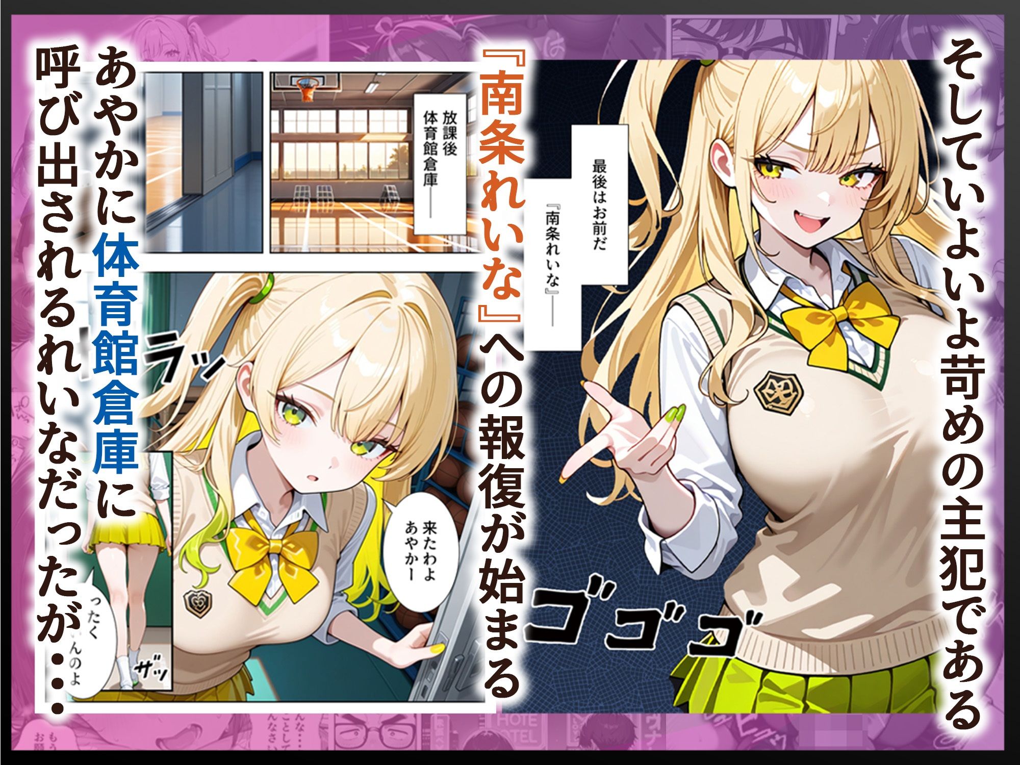 サンプル画像2:いじめられてた陰キャのボクがカーストトップギャルに中出し報復した話 〜南条れいな 裏切り 編〜(ぱにぱに) [d_715312]