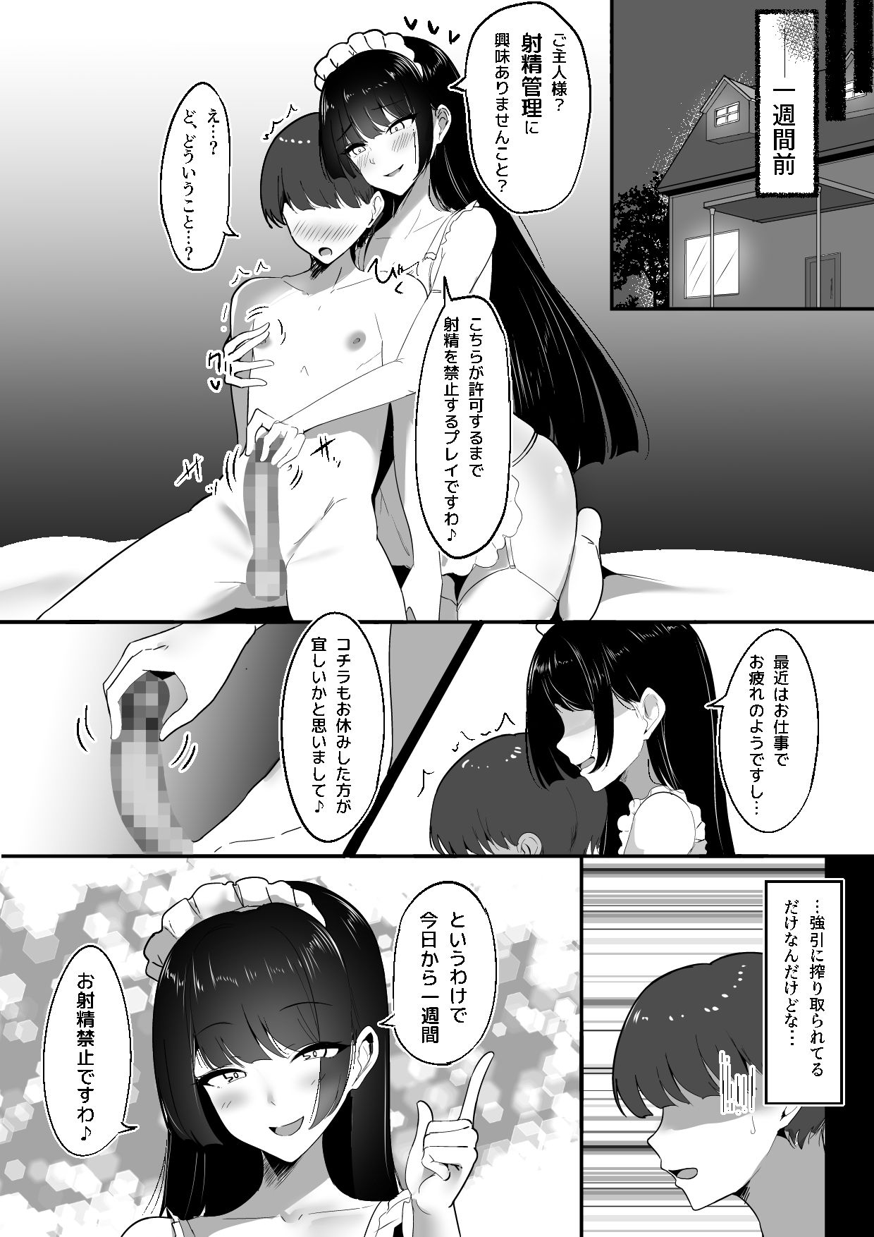 僕の専属メイドは射精管理がお好き。3