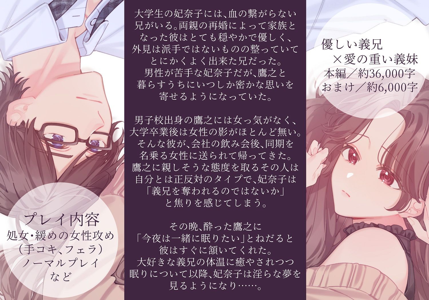 鷹と雛 〜以前から想いを寄せていた義兄と夢の中で××していたと思ったら、実は現実だった話〜 サンプル1