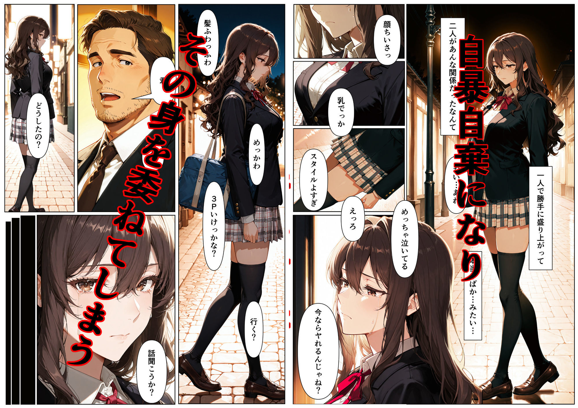 サンプル画像4:自暴自棄〜両想いなのに…〜(白星灯) [d_716152]