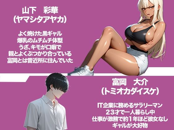 サンプル画像1:家出した処女のつよつよ黒ギャルをイキ狂い堕ちさせた話(かのん絵師) [d_716223]