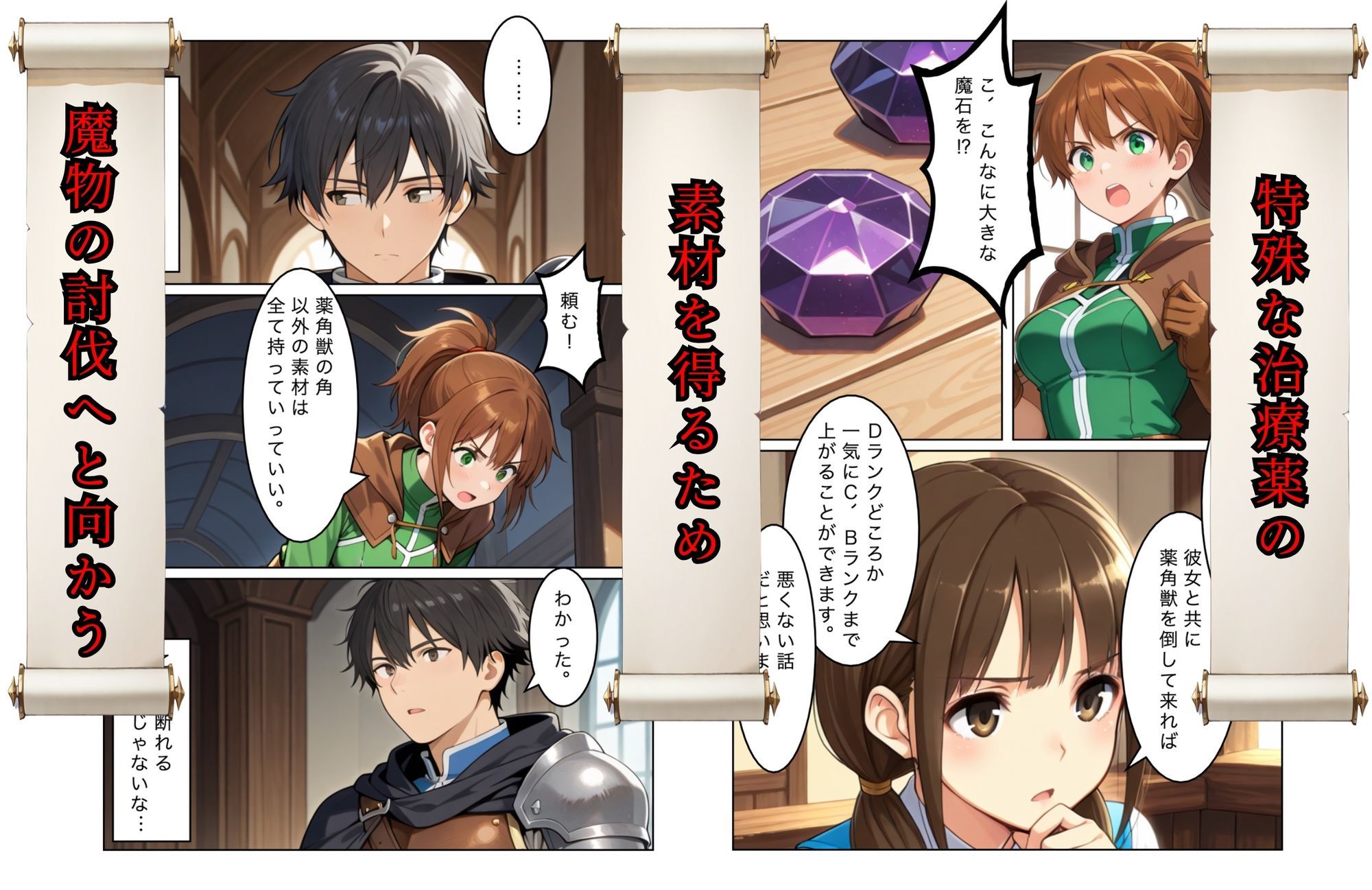 サンプル画像3:勇者選抜で見捨てられた俺のスキル《発汗》実は全能力を奪う《体液吸収》最凶チートでした。【第四話】(パンティ大佐) [d_716305]