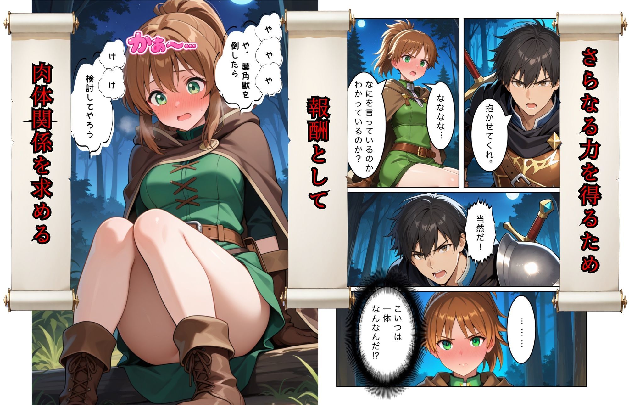 サンプル画像5:勇者選抜で見捨てられた俺のスキル《発汗》実は全能力を奪う《体液吸収》最凶チートでした。【第四話】(パンティ大佐) [d_716305]