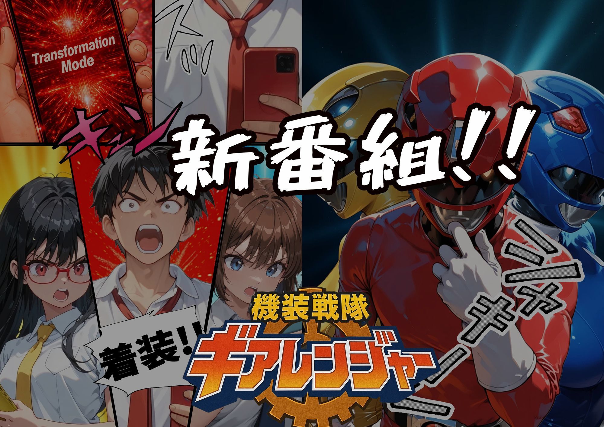 機装戦隊ギアレンジャー 第一話 戦隊ヒロインドキドキの初H？ 画像1