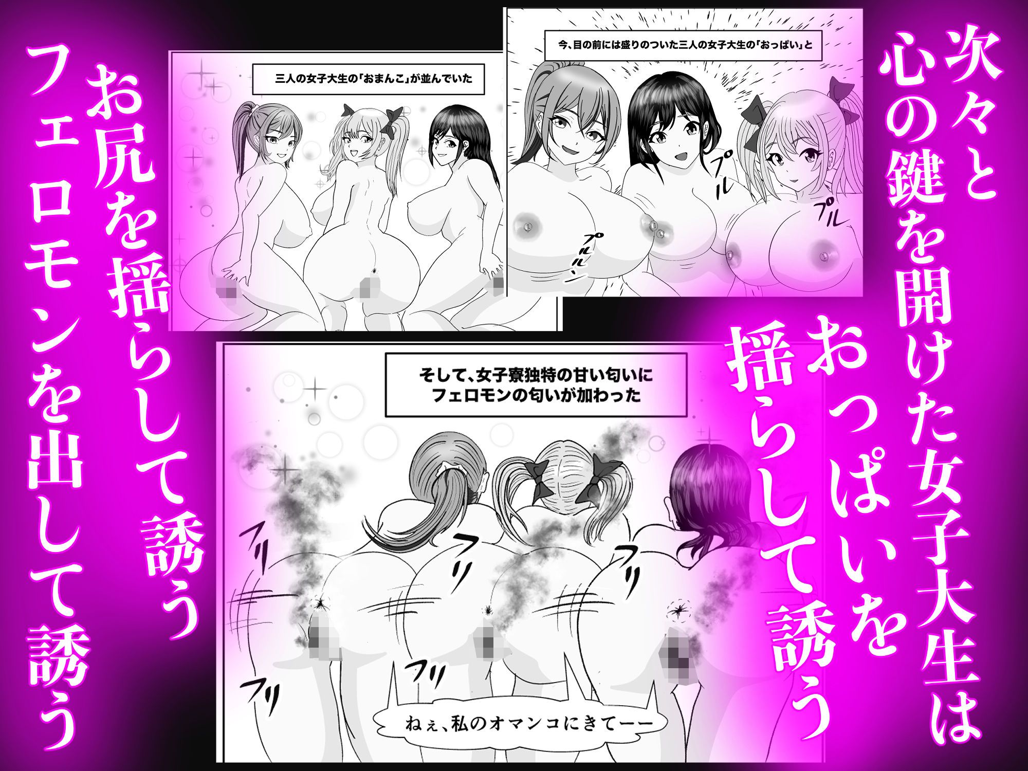 開淫アダルトグッズの訪問販売員が女子寮に営業かけたらハーレムになった話 画像4