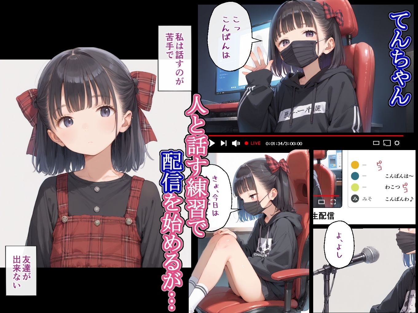 ちっぱいtuberの裏配信1