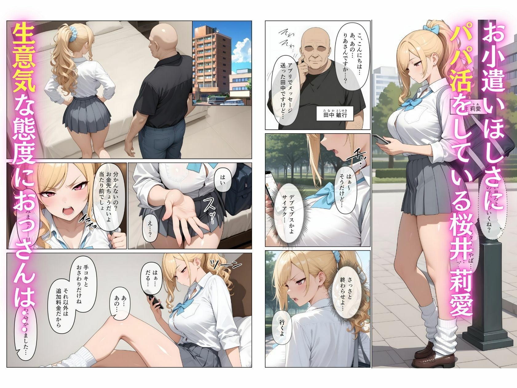 マチアプで会った生意気なパパ活ギャルを徹底的にわからせた話 画像1